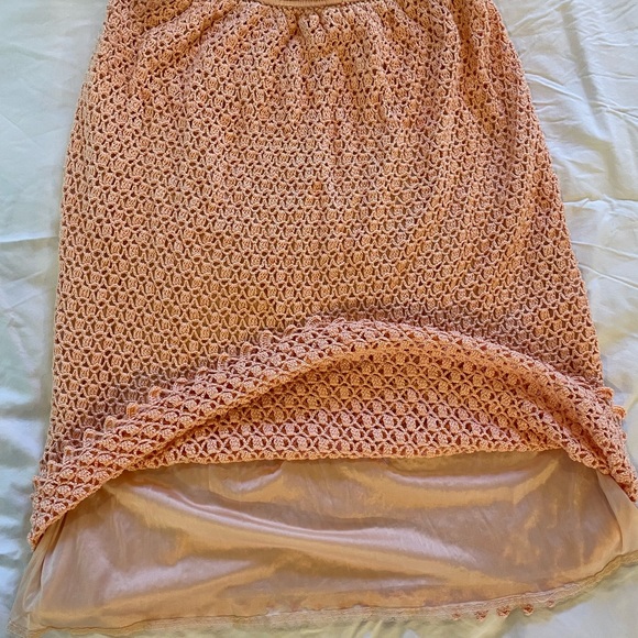 Vintage Boho Crochet Women Midi Skirt sz Medium Cottagecore - Picture 6 of 9